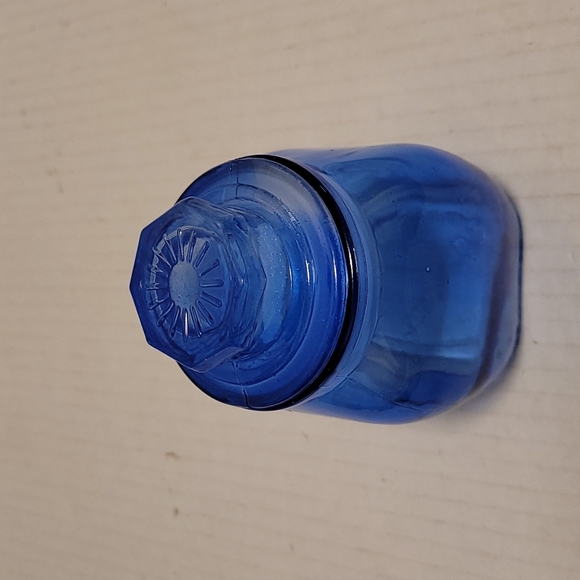 Adorable Blue Jar with Lid - Picture 3 of 15
